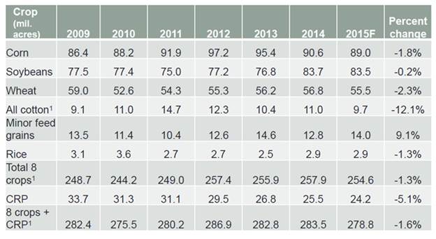Corn Planting Projections