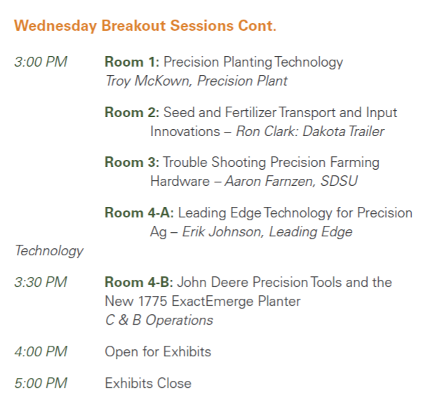 Precision Ag Conference 2015