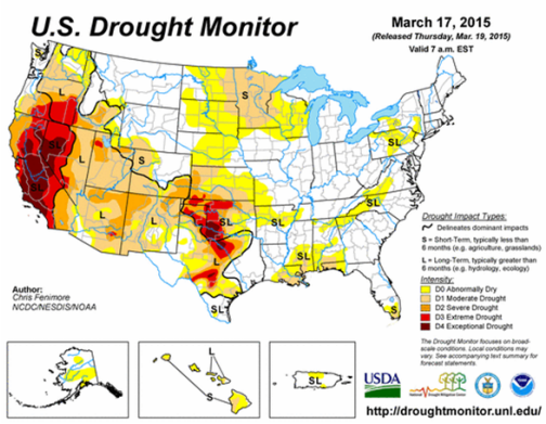 Grain Markets Drought Monitor
