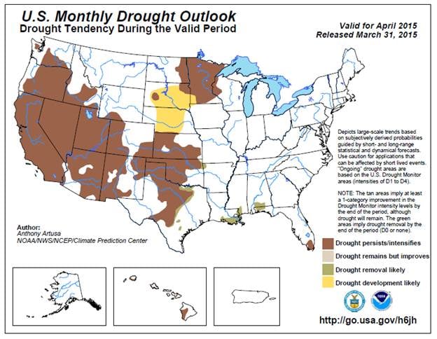 Grain Markets Drought Outlook